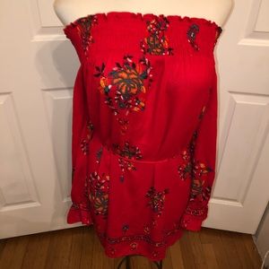 Women’s Plus Size Off The Shoulder Tunic
